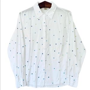 WOOLRICH cotton embroidered shirt
